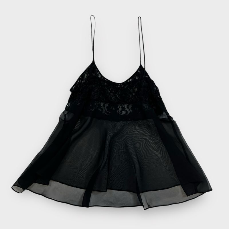 90s Sheer Lace Babydoll