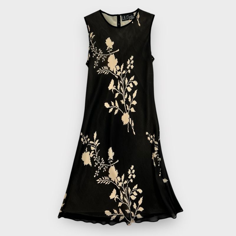 90s/Y2K Sheer Bias Dress