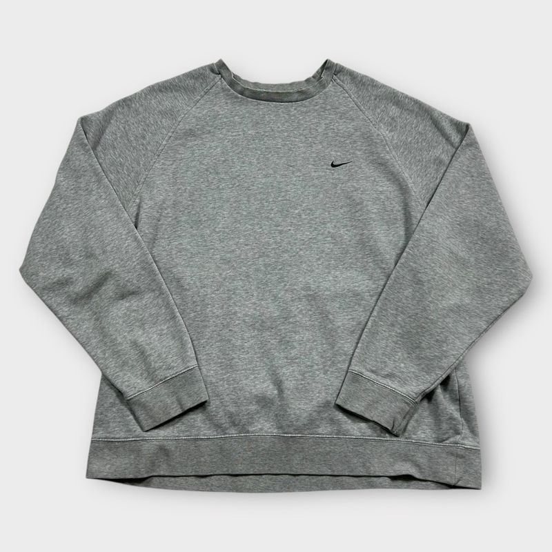 Y2k Nike Crewneck (light Grey)