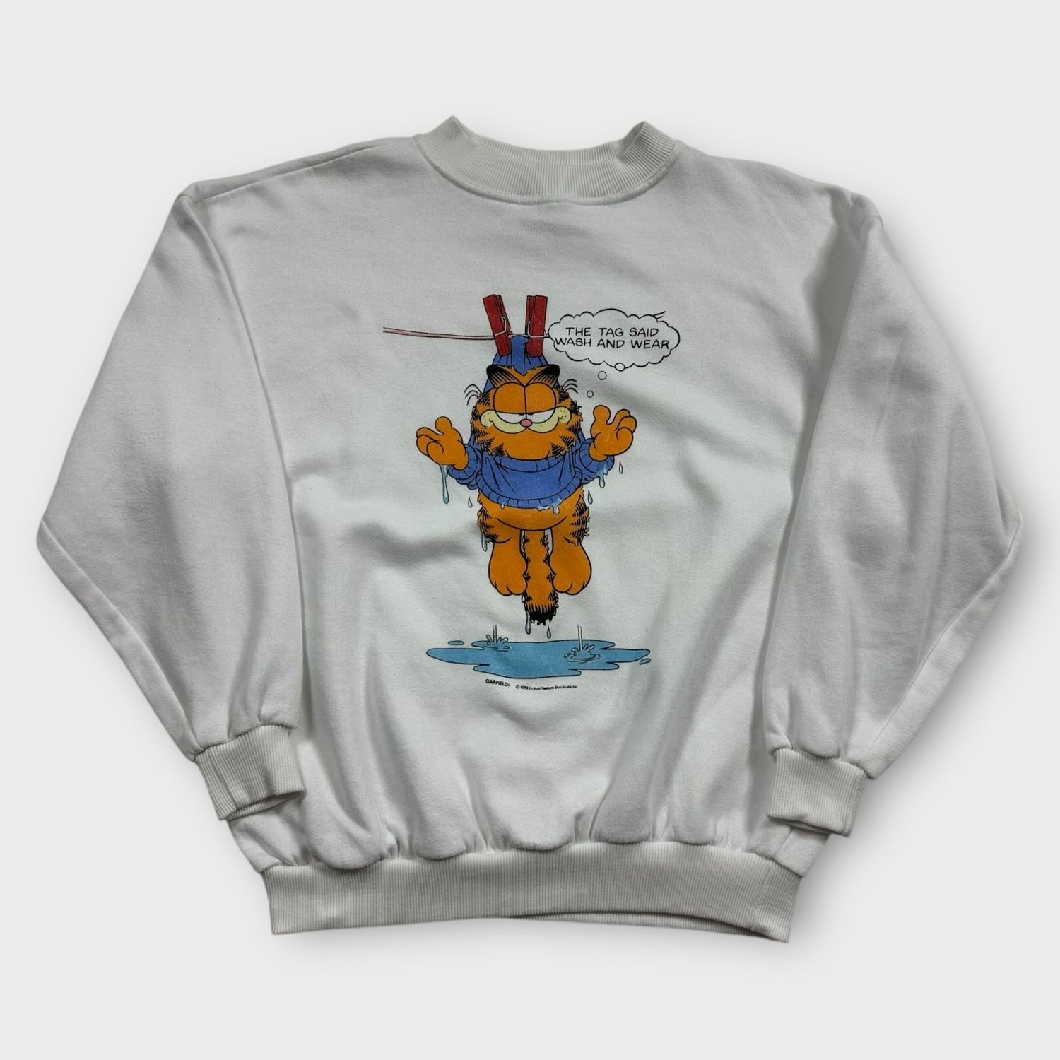 80s Garfield Ski Crewneck