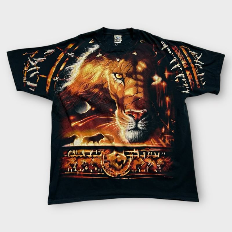 Liquid Blue Lion Aop Tee