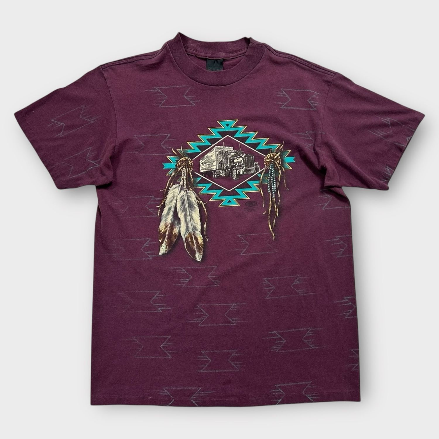 Western Trucker 3d Emblem Tee