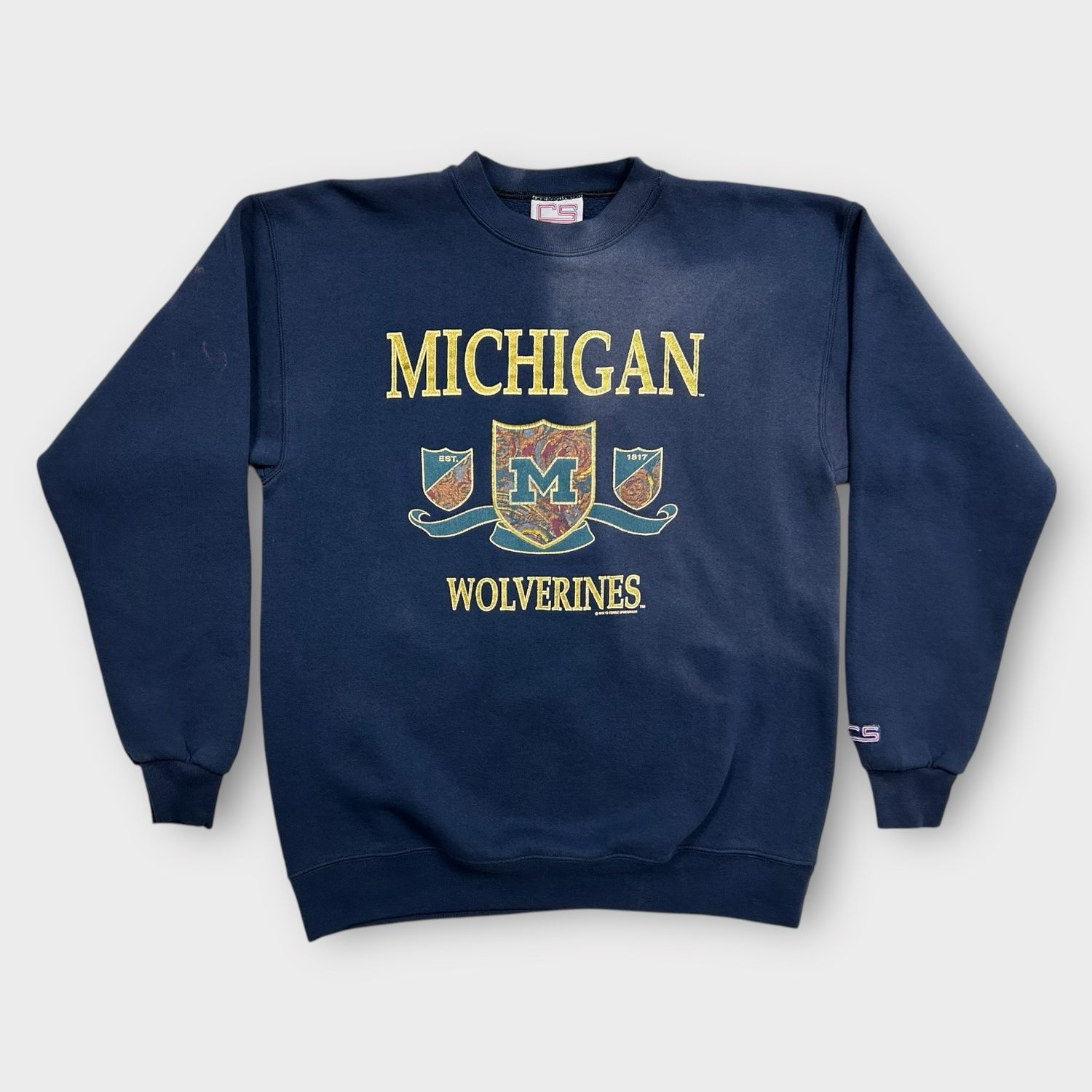 90s Faded Michigan Crew