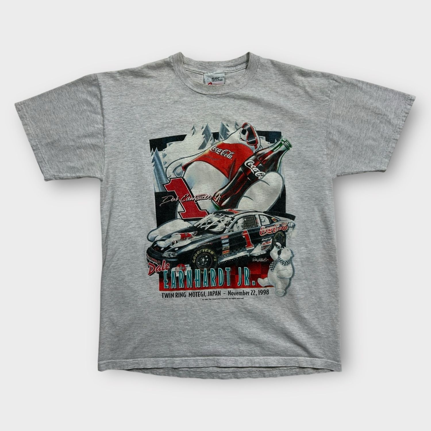 90s Coke Bear Nascar Tee