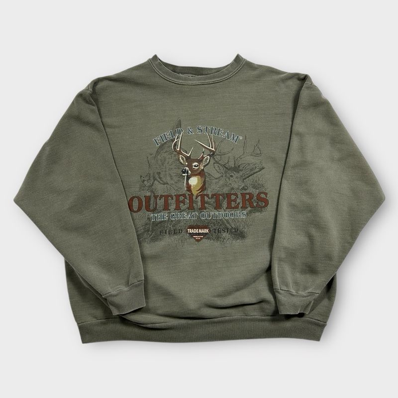 90s Nature Deer Field And Stream Crew