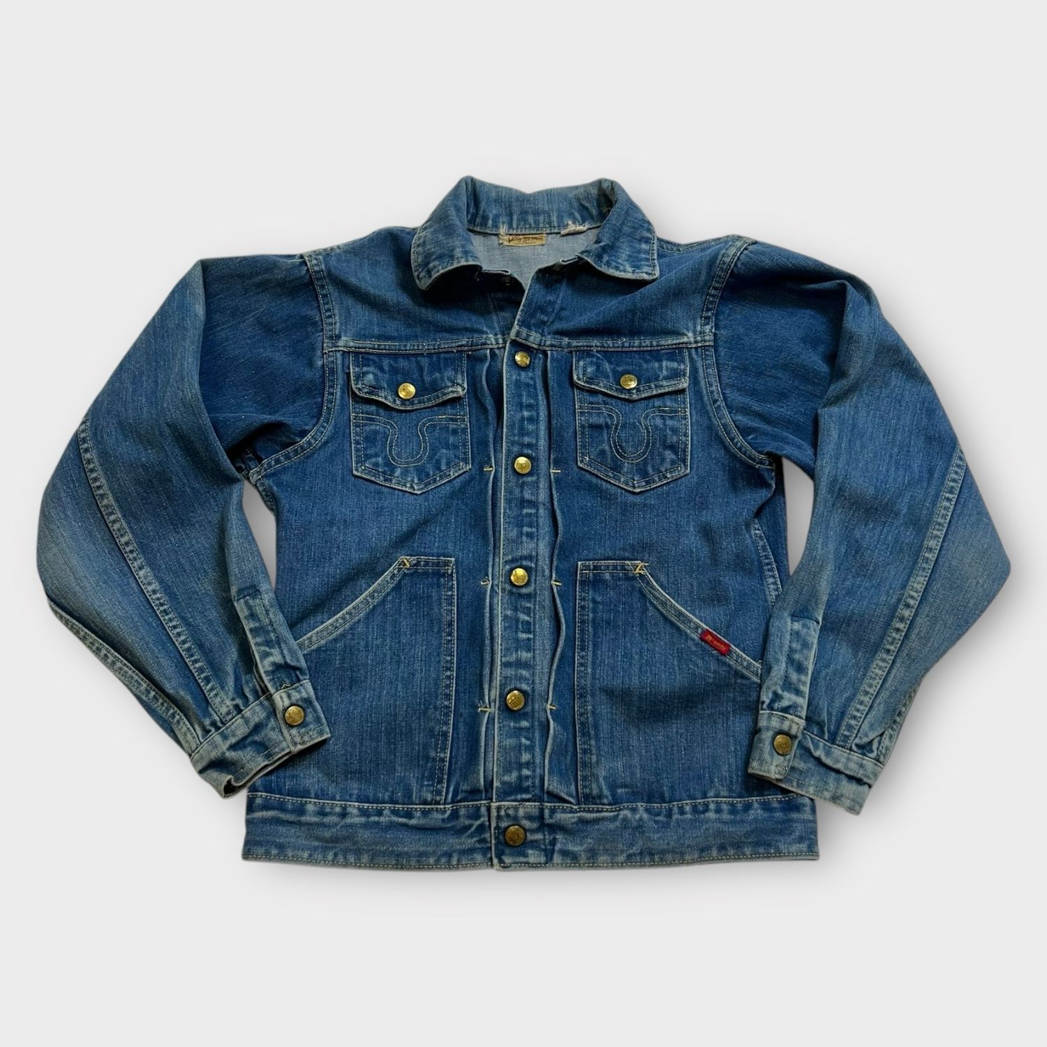 60s Big Smith Pleated denim Jacket