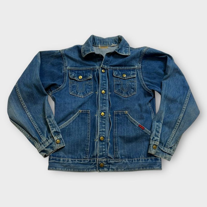60s Big Smith Pleated denim Jacket