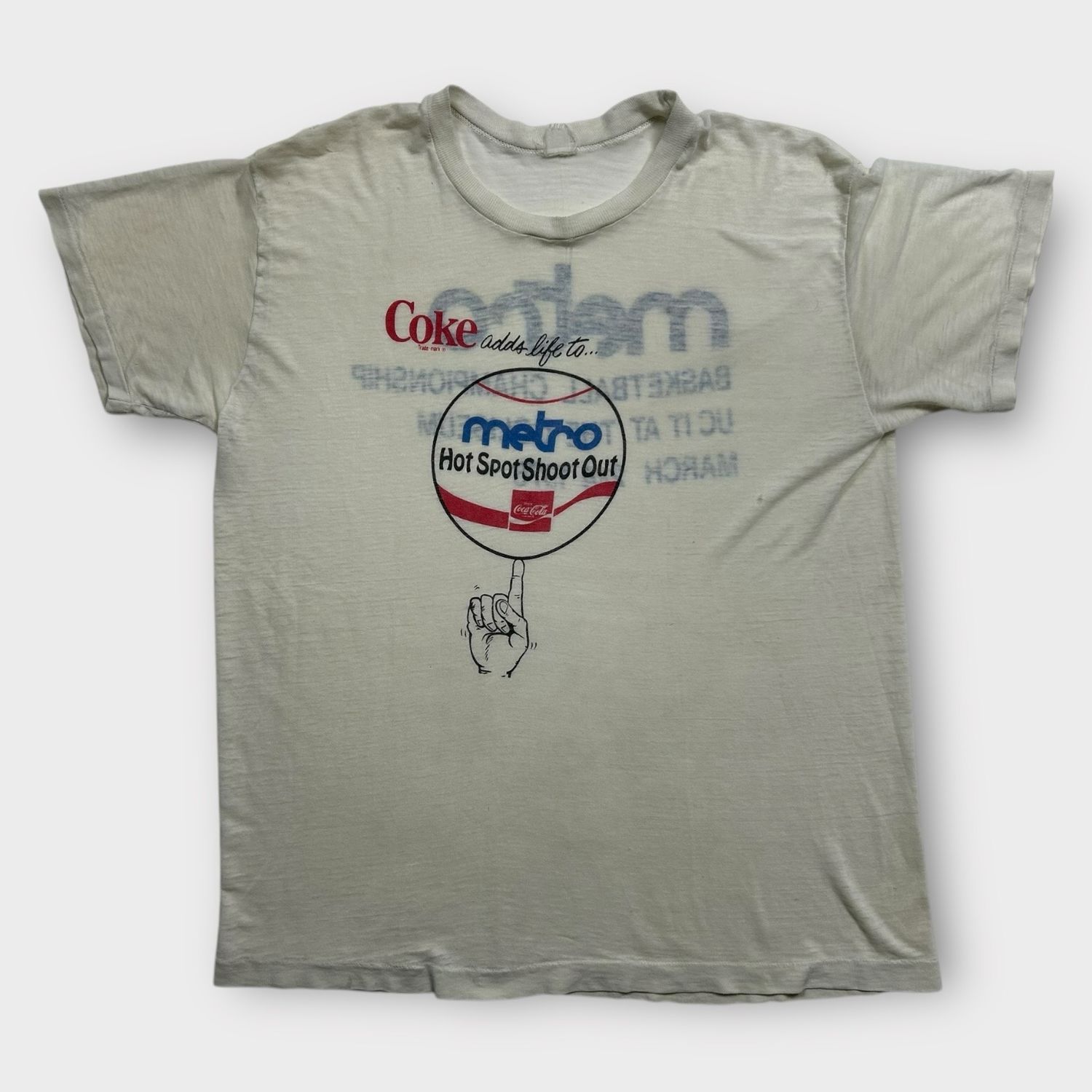 70s Coke Uc Shootout Basketball Tee