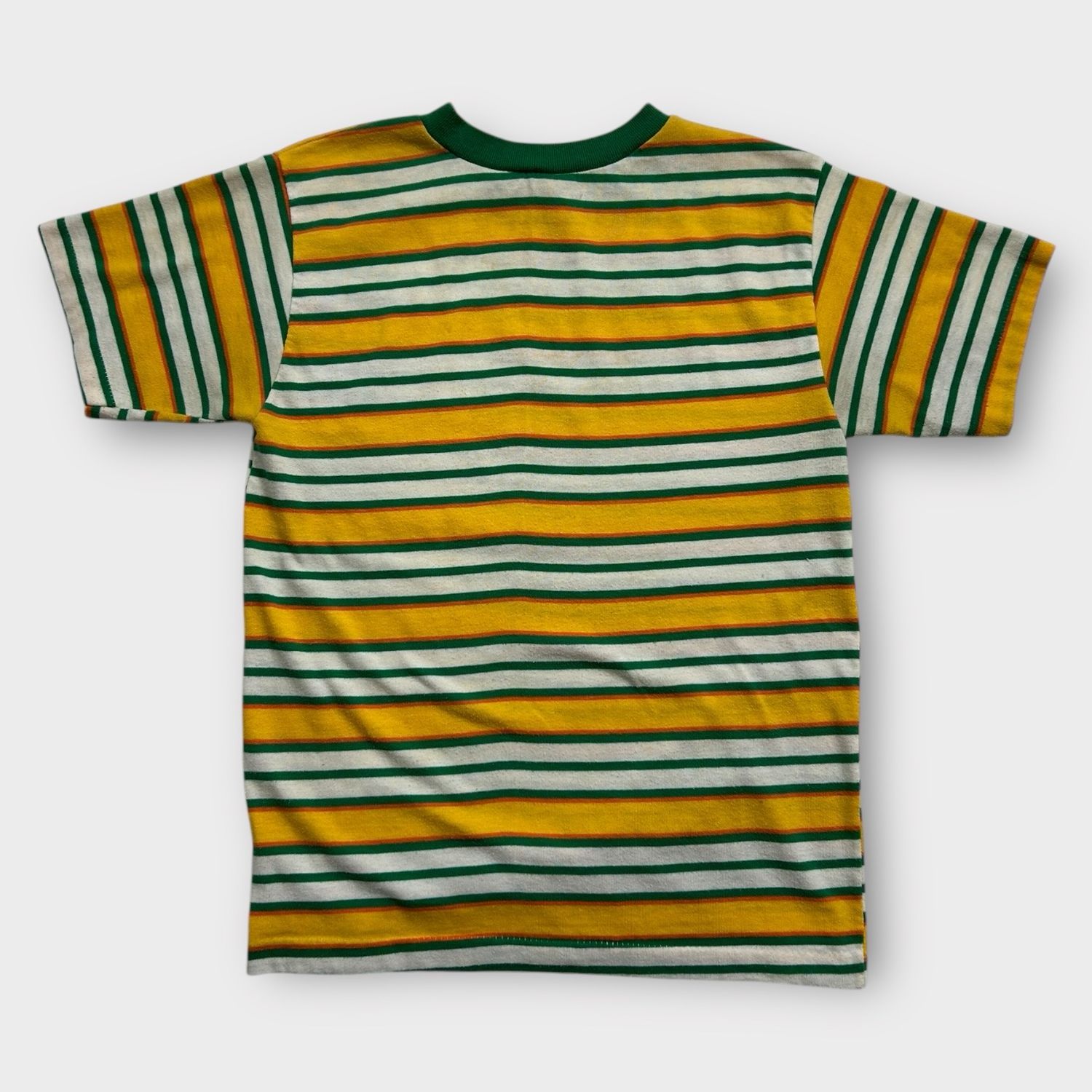 70s Cotton Poly Striped Tee