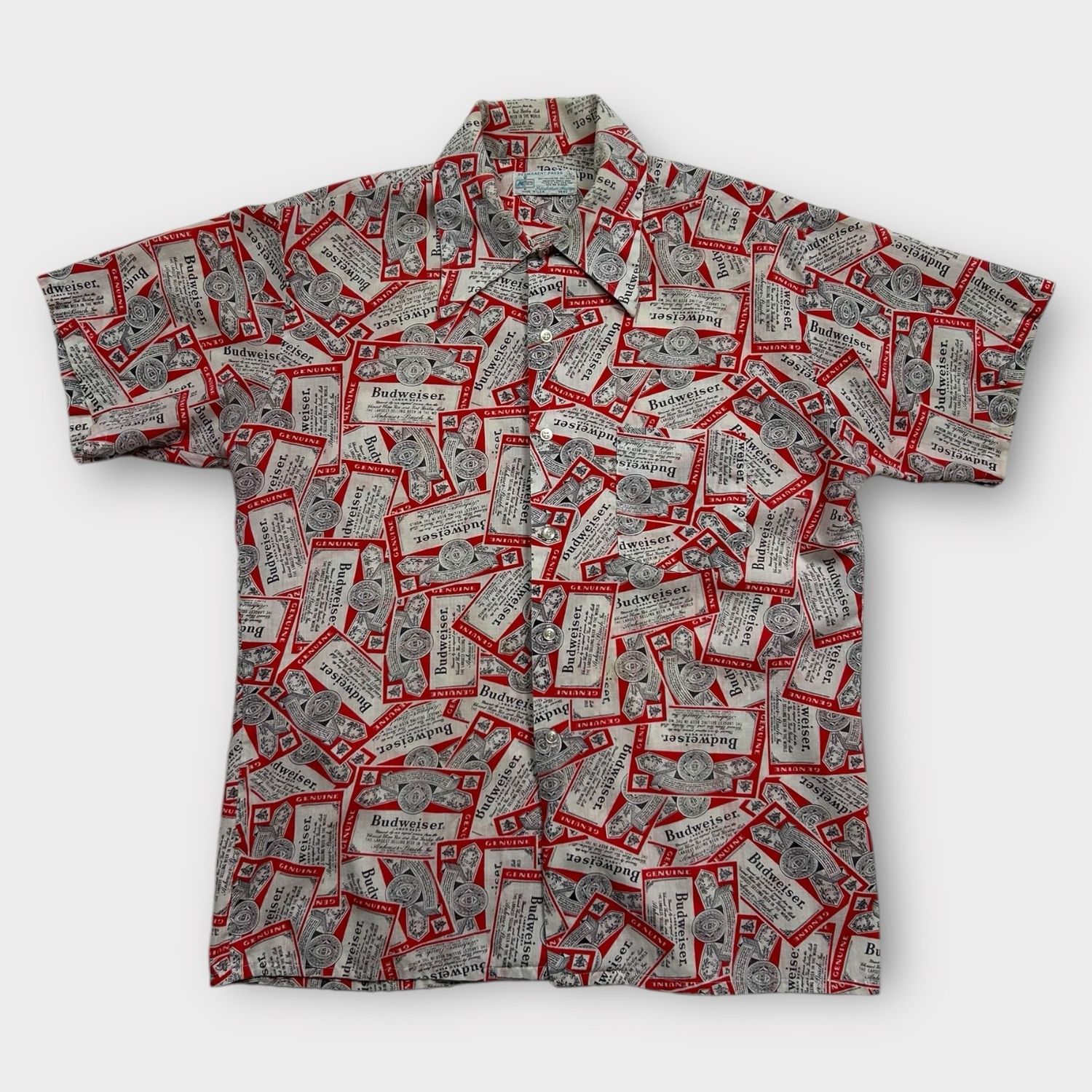 70s Budweiser Button Up