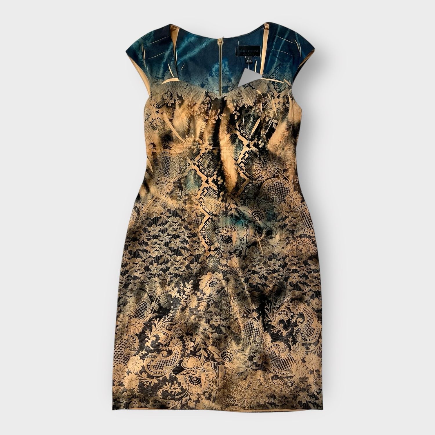 90s / y2k Crinkle Pleat Dress