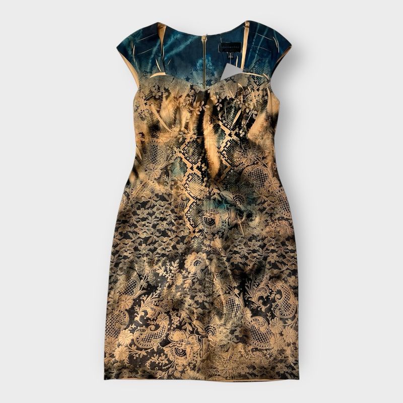 90s / y2k Crinkle Pleat Dress