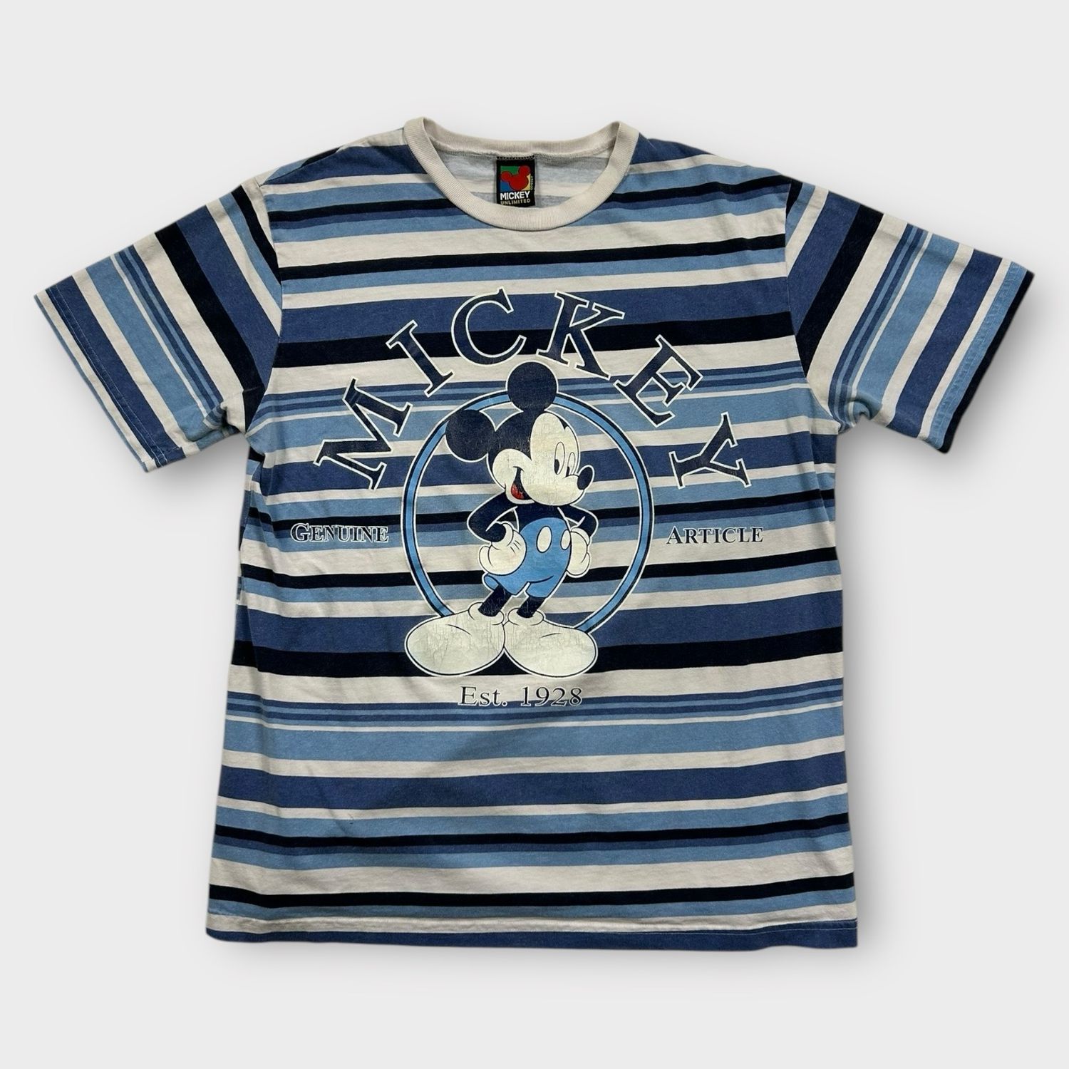 90s Mickey Striped Tee
