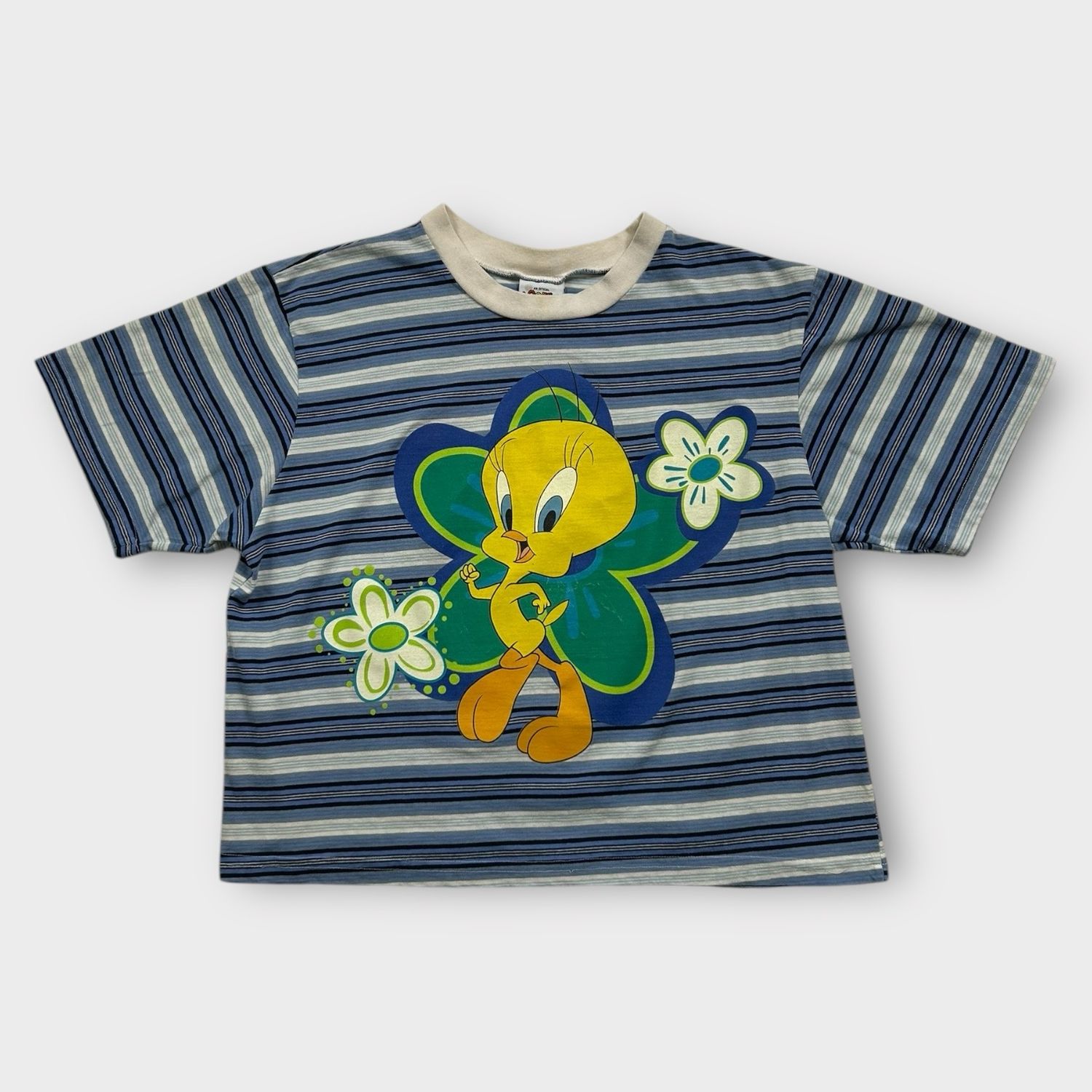 90s Tweety Striped Tee