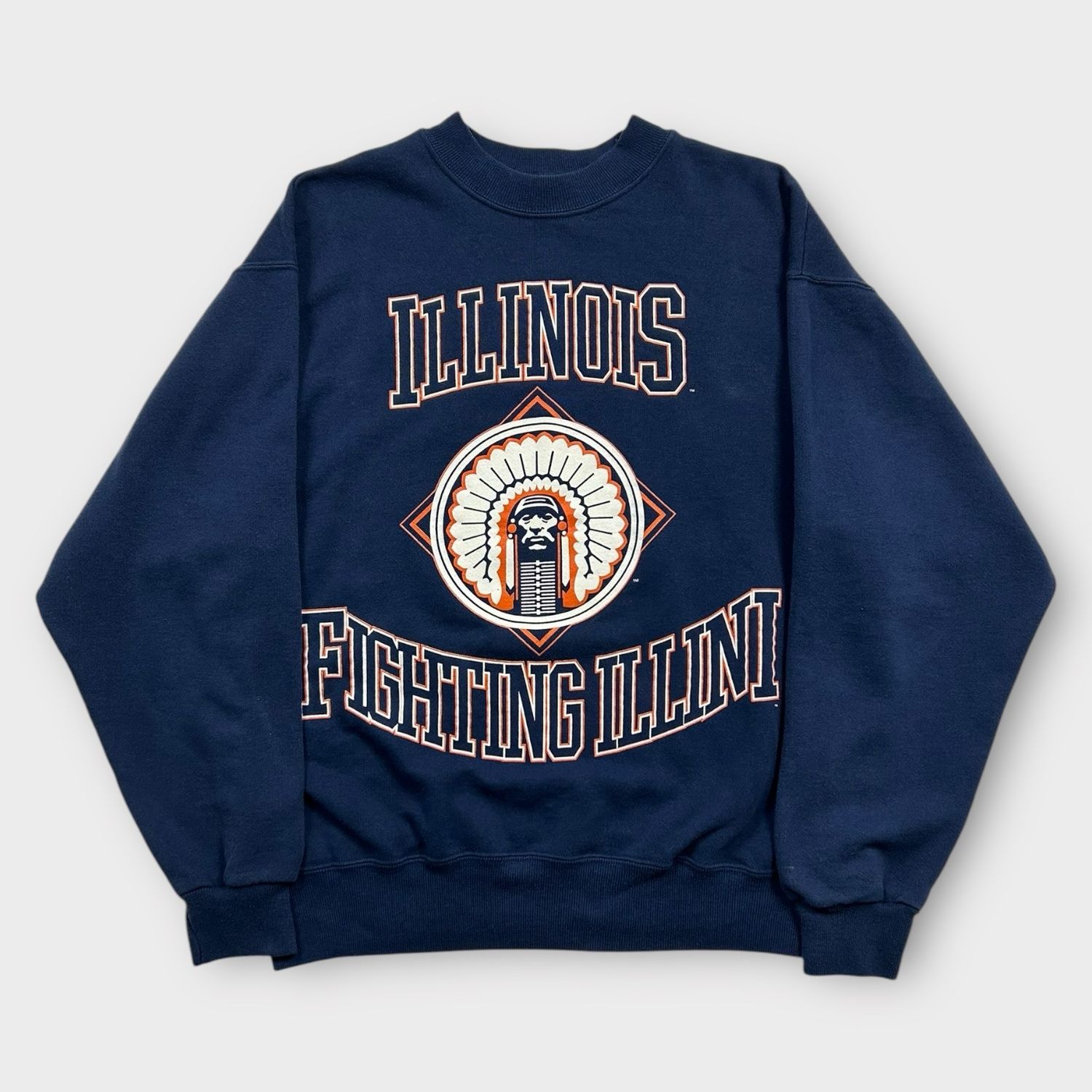 90s Illinois University Crewneck