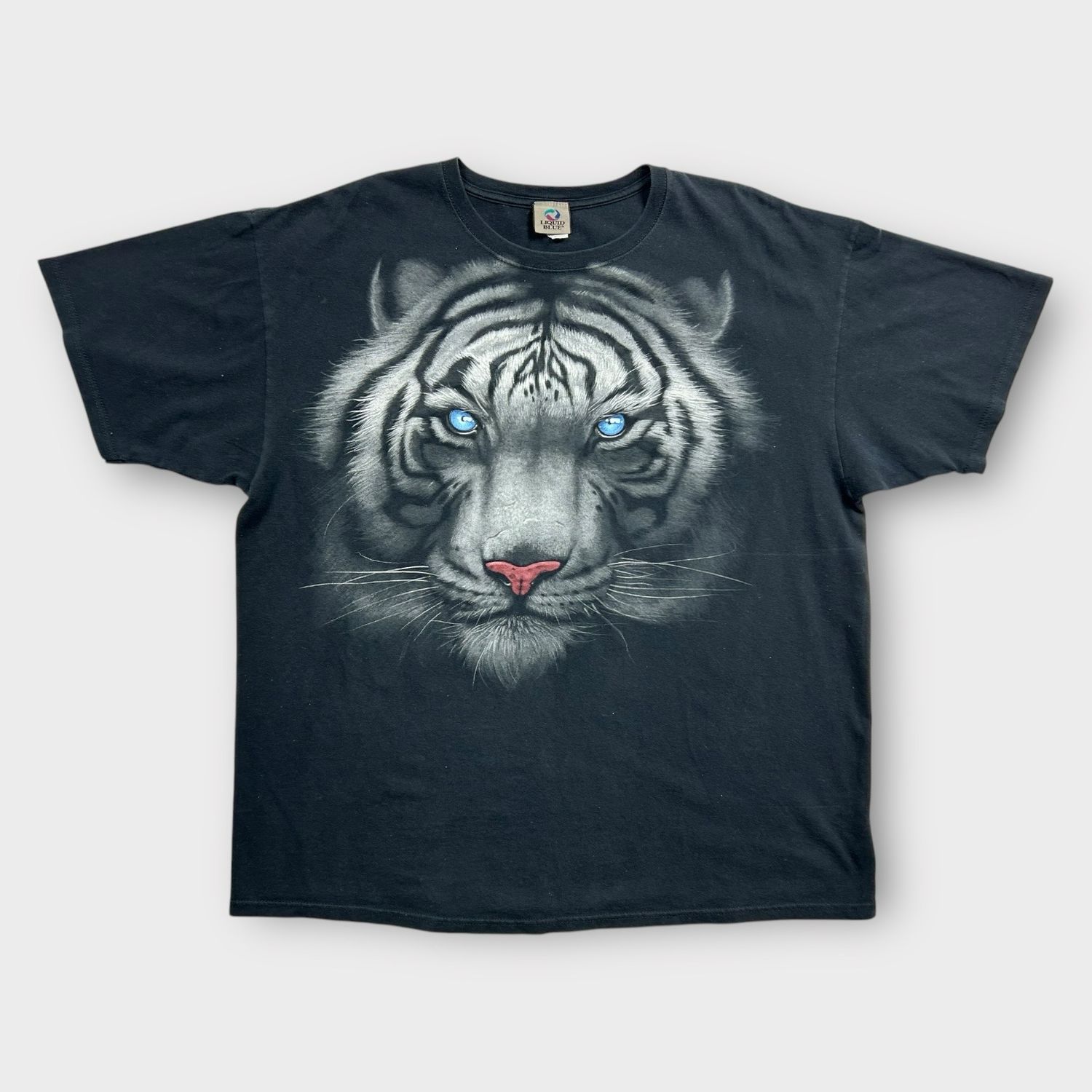 Liquid Blue Tiger Tee