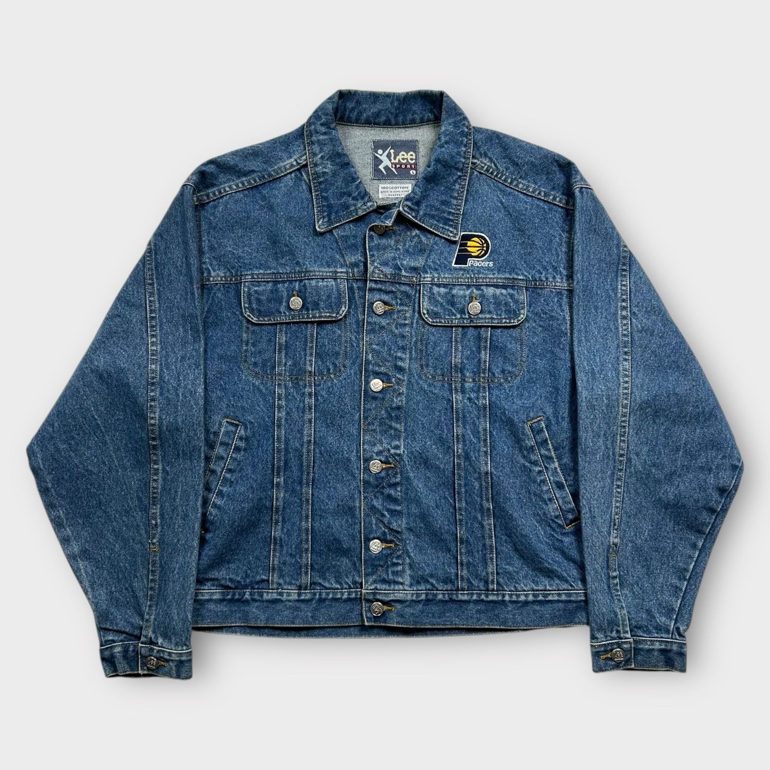 90s Indiana Pacers Denim Jacket