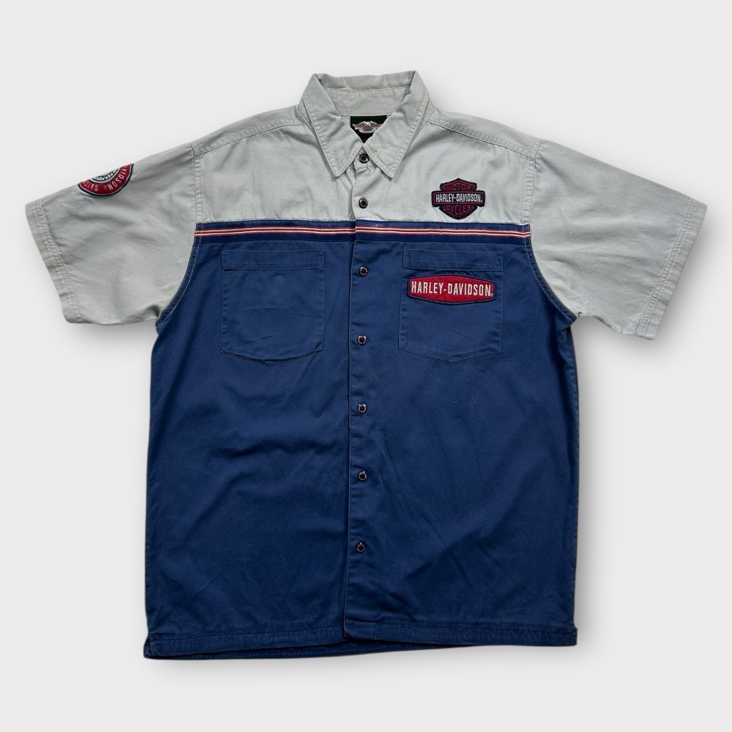 Harley Davidson Button Up