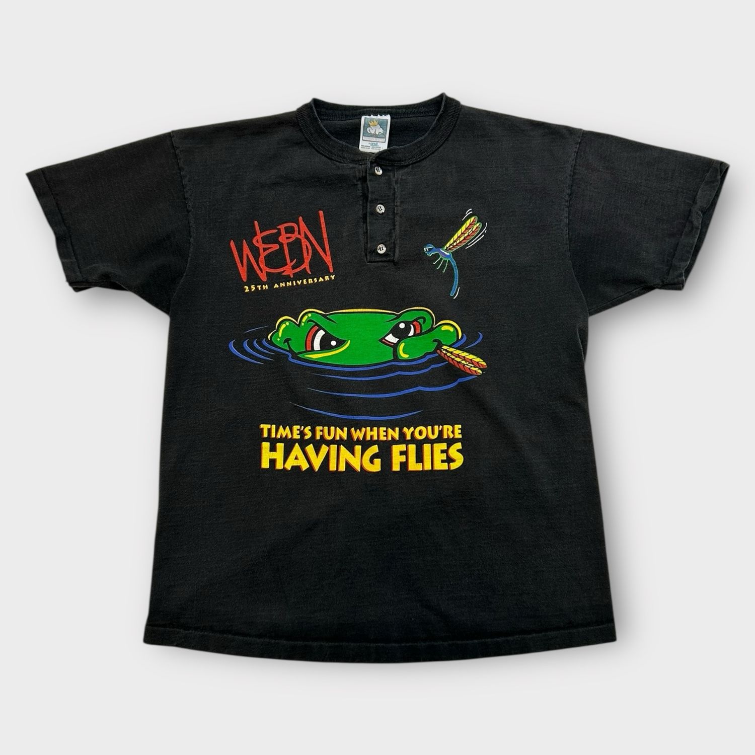 90s WEBN Henley Shirt