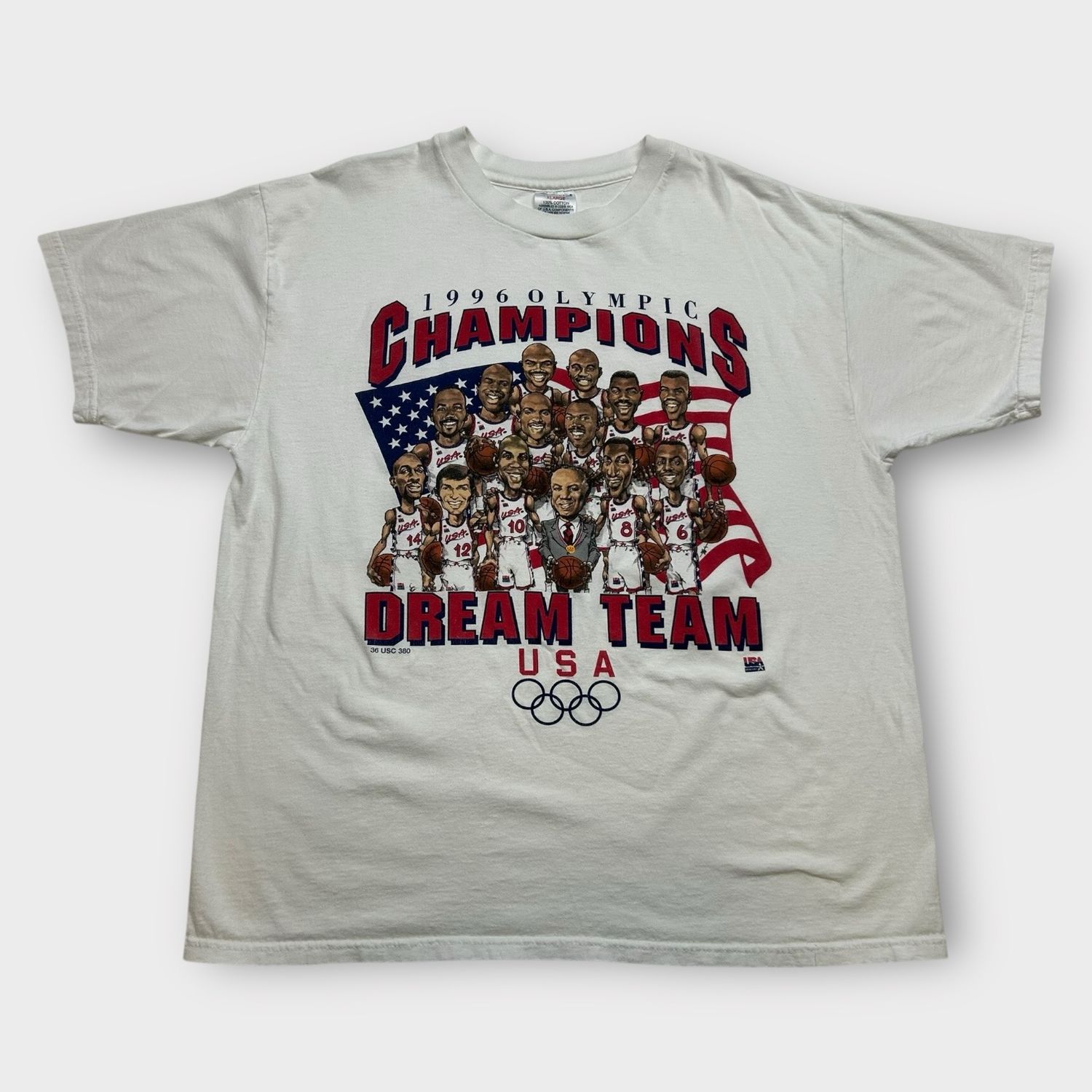 96 Olympics Dream Team Caricature Tee
