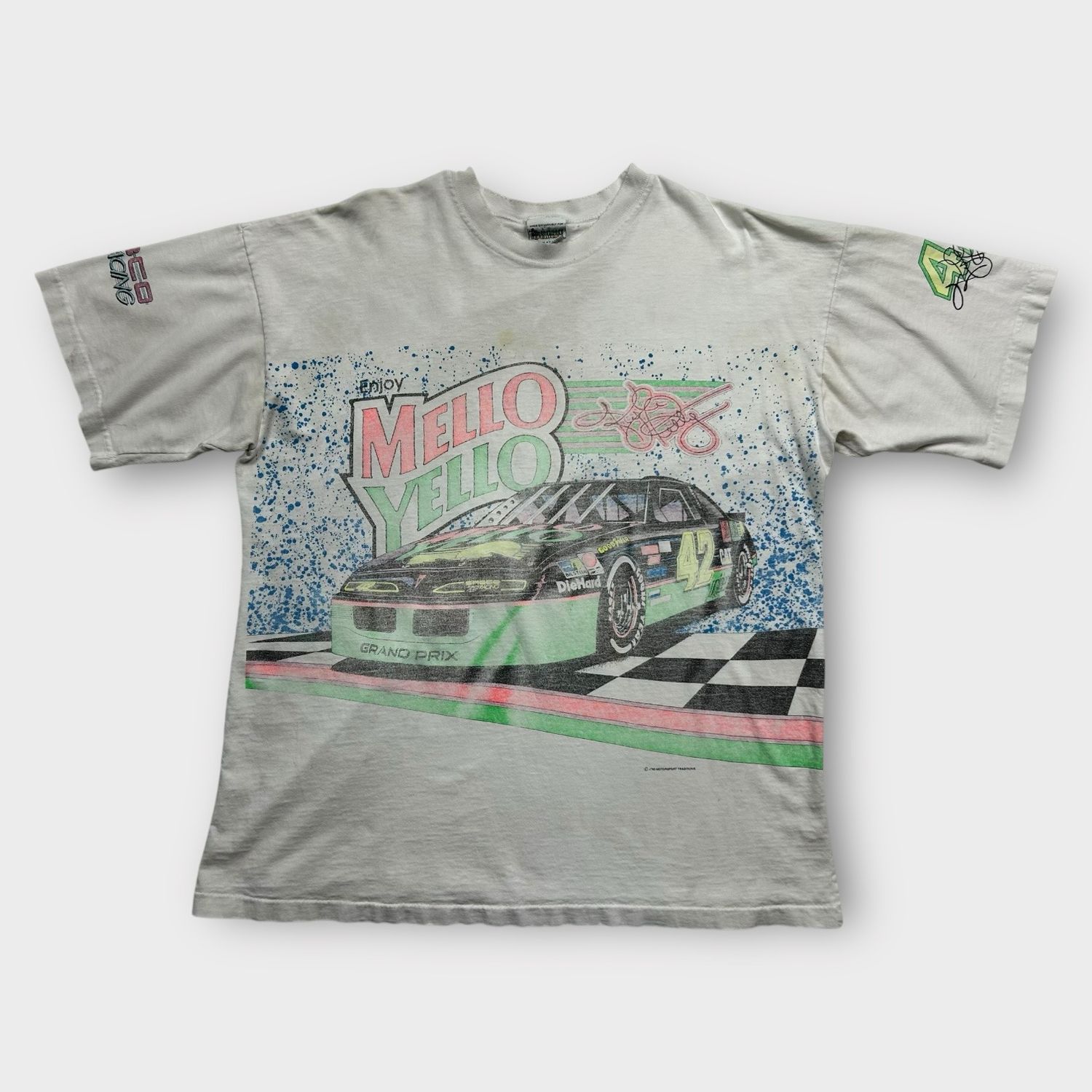 90s NASCAR Wrap Around Tee