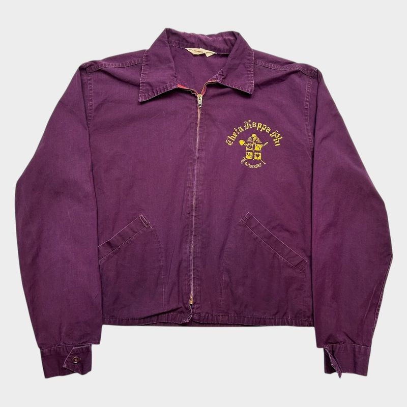 60s Champion Fraternity Zip Jacket