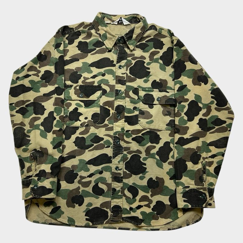 Woolrich Camo Button Up