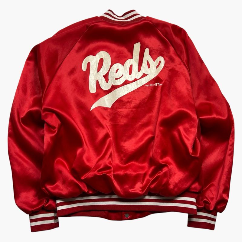 Cincinnati Reds Chalking Satin Jacket