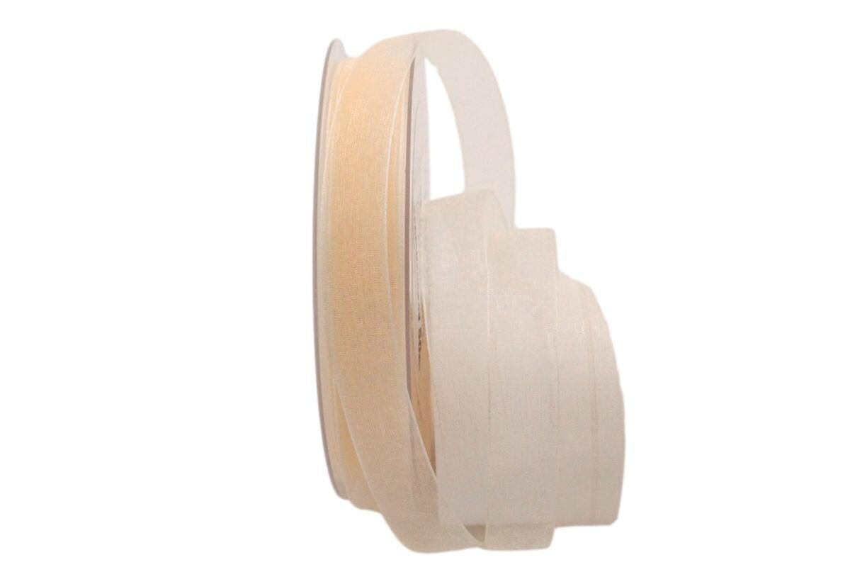 Organza Band 6mm creme