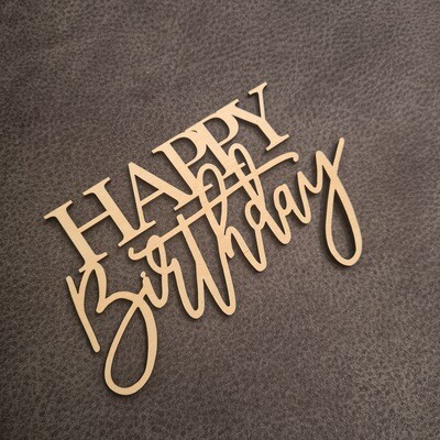 Cake Topper &quot;Happy Birthday&quot; mini