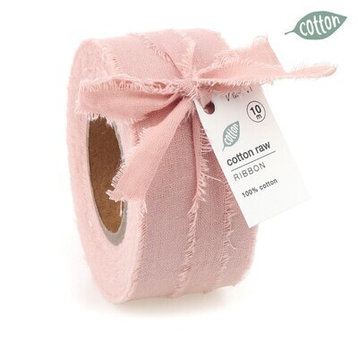 Cotton Raw wildrosa