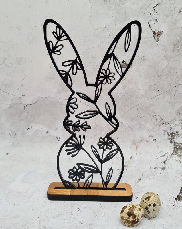 Osterhase Blumen Design