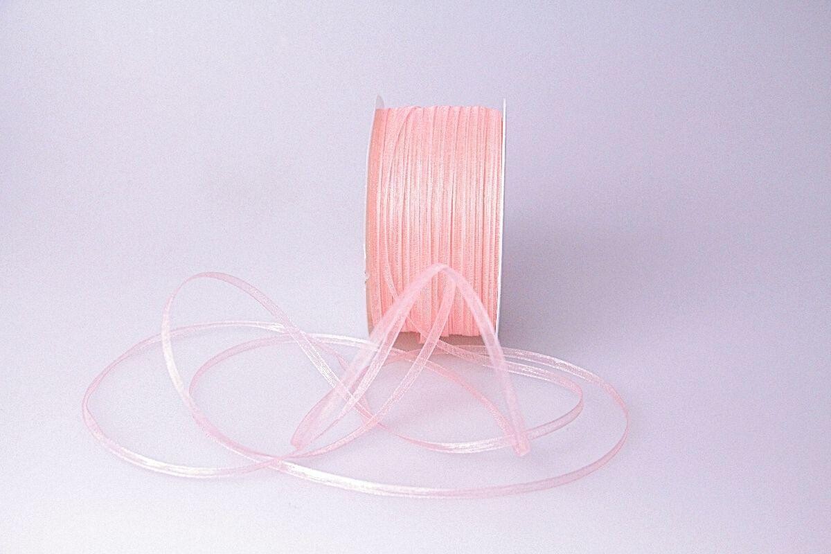 Organza Band 3mm rosa