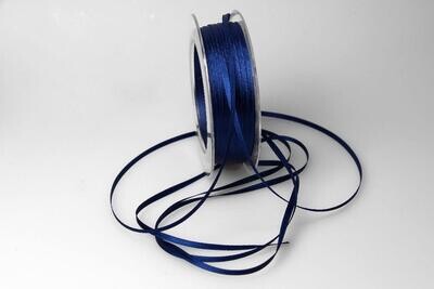 Satinband 3mm dunkelblau