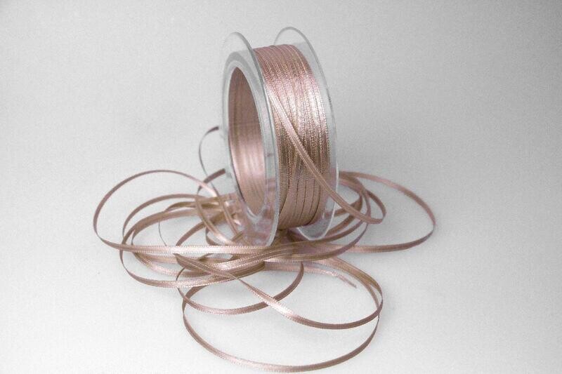 Satinband 3mm toffee
