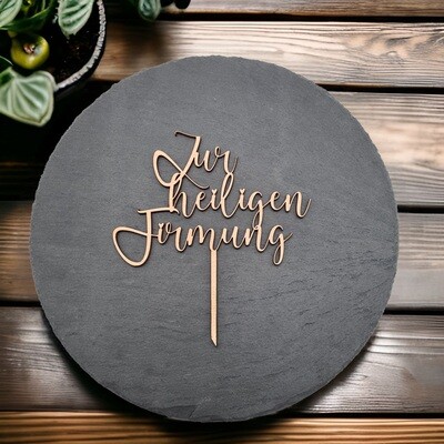 Cake Topper &quot;Zur heiligen Firmung&quot;