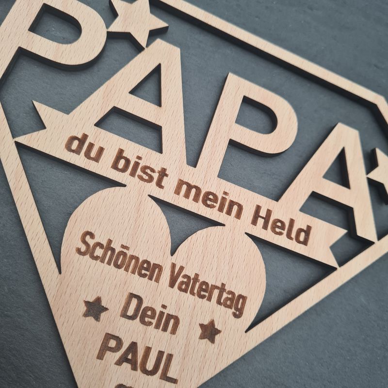 Papa, du bist mein Held