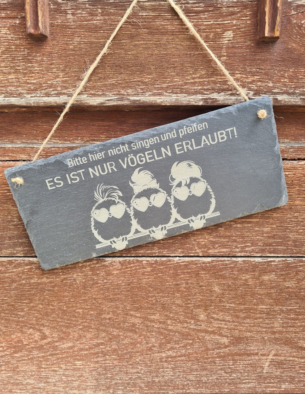 Schieferplatte mit Wunschgravur