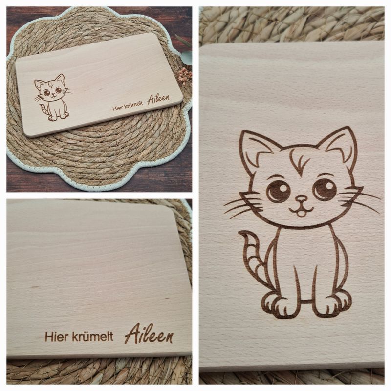 Frühstücksbrettchen mit Name