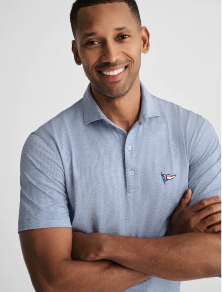 WYC Lyndon Striped Performance Polo