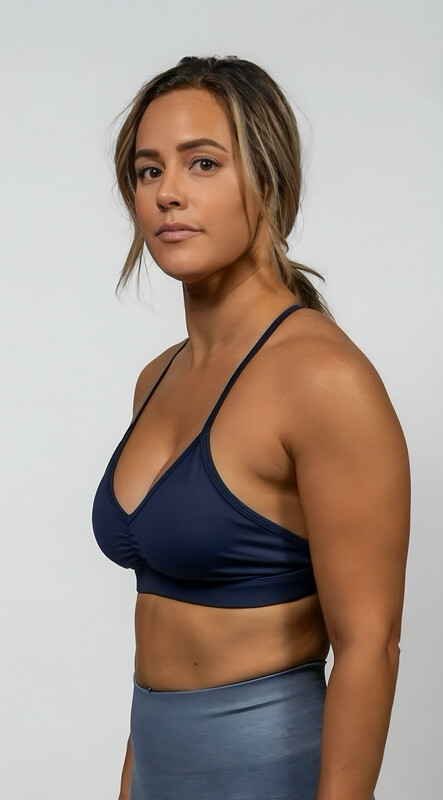 Ruched Sports Bra