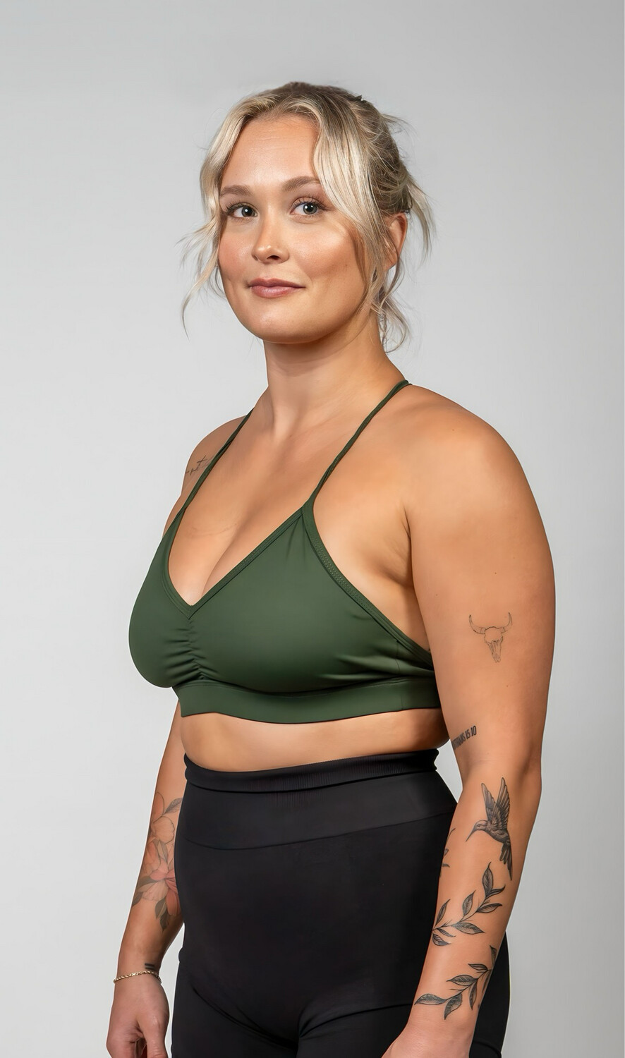Ruched Sports Bra