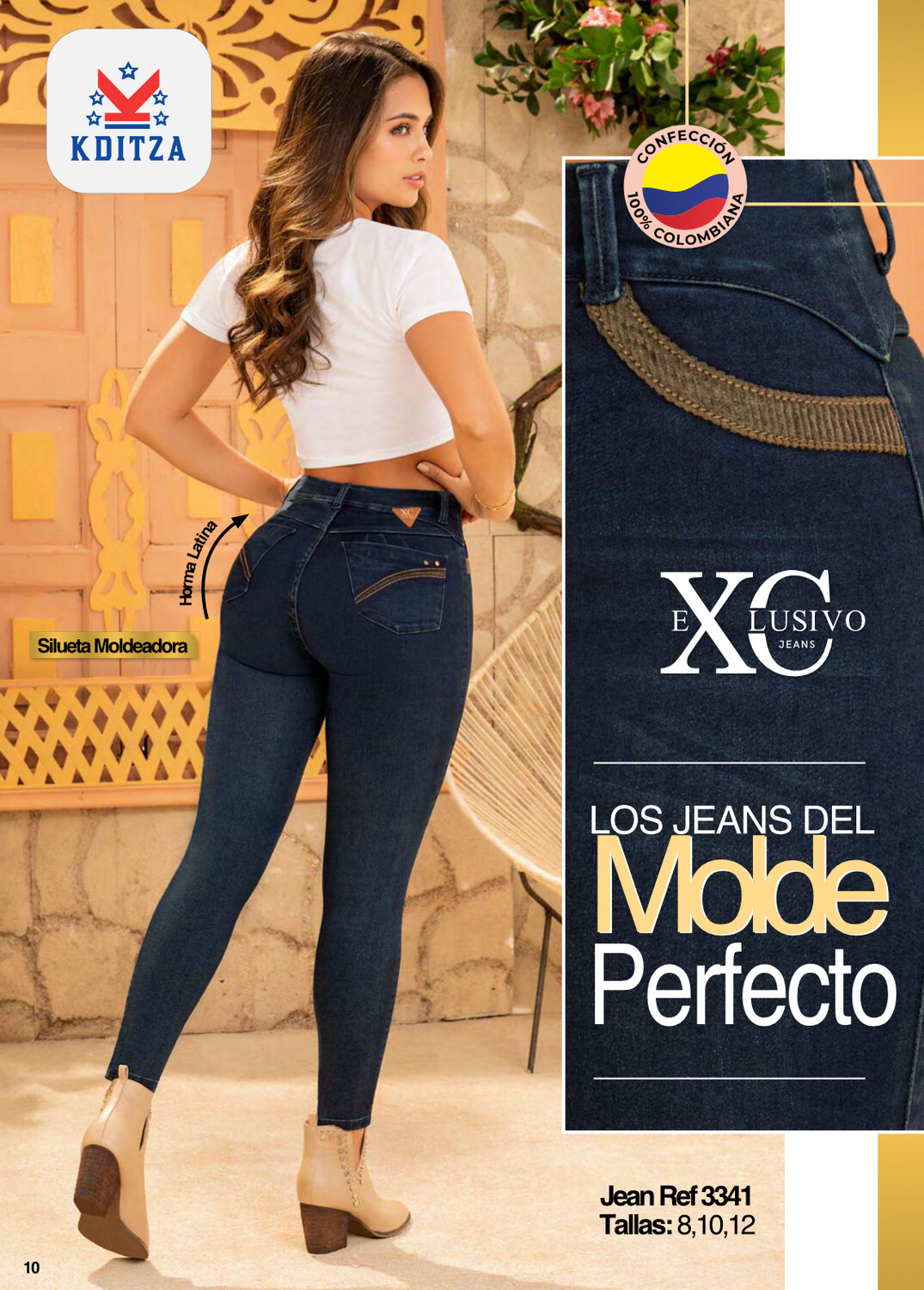 Colombian Push Up Jeans - XC-3341