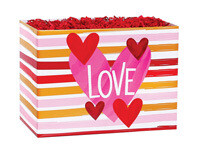 HELLO LOVE BASKET BOX SMALL 6.75X4X5&quot;