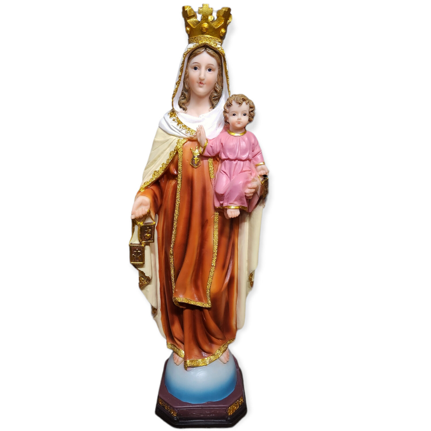 VIRGEN DEL CARMEN RESINA 16&quot;