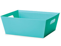 Turquoise Large Wide Base Market Tray