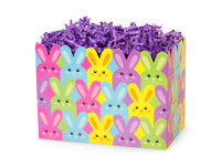 Easter Bunnies Basket Box Small 6.75x4x5&quot;