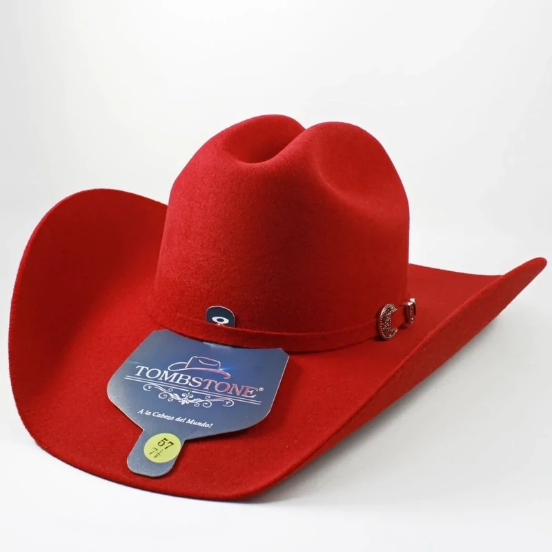 GORRA CUERNOS CHUECOS ROJA