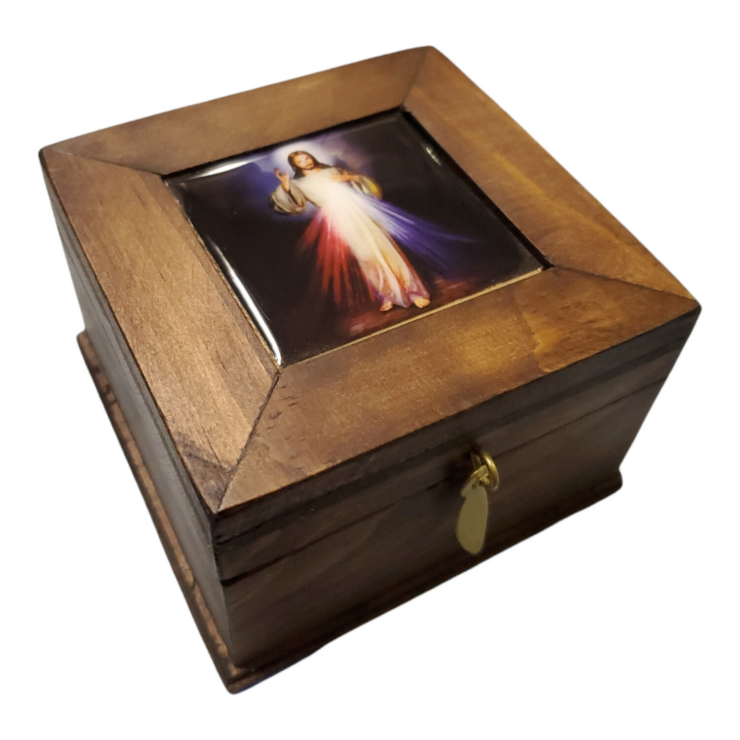 CAJA ALHAJERA MEDIANA DIVIN MERCY 4&quot; X4&quot;