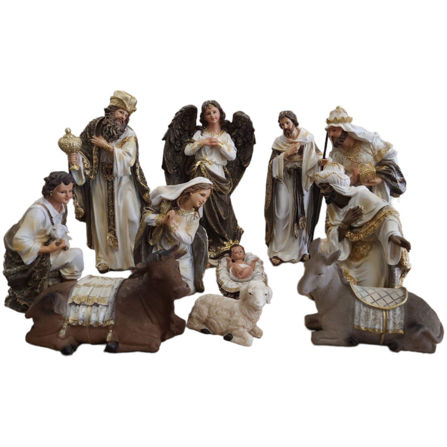 NATIVITY SET RESINA 12&quot;